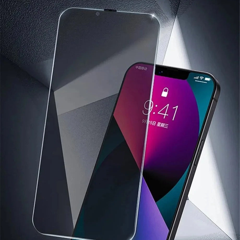 High-Quality Impact-Ready iPhone Privacy Tempered Glass Screen Protector, Full-Cover Anti-Spy Shield with Anti-Fingerprint, Scratch & Shatter Protection