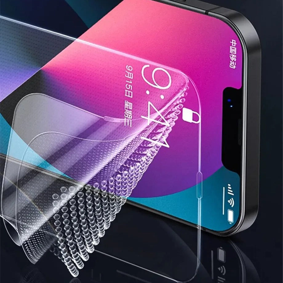 High-Quality Impact-Ready iPhone Privacy Tempered Glass Screen Protector, Full-Cover Anti-Spy Shield with Anti-Fingerprint, Scratch & Shatter Protection