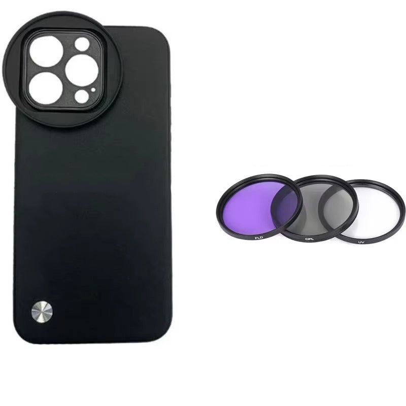 High-Quality Phone Camera Lens Case with 58mm Thread Filter Interface, Tough Full Coverage Build, Anti-Fingerprint Anti-Dust Protection