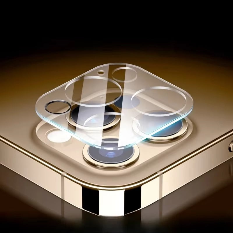 High-Quality iPhone Camera Lens Film Protector, Clear Tempered Glass Coverage with Scratch Resistance, Shatter Protection & Precision Fit