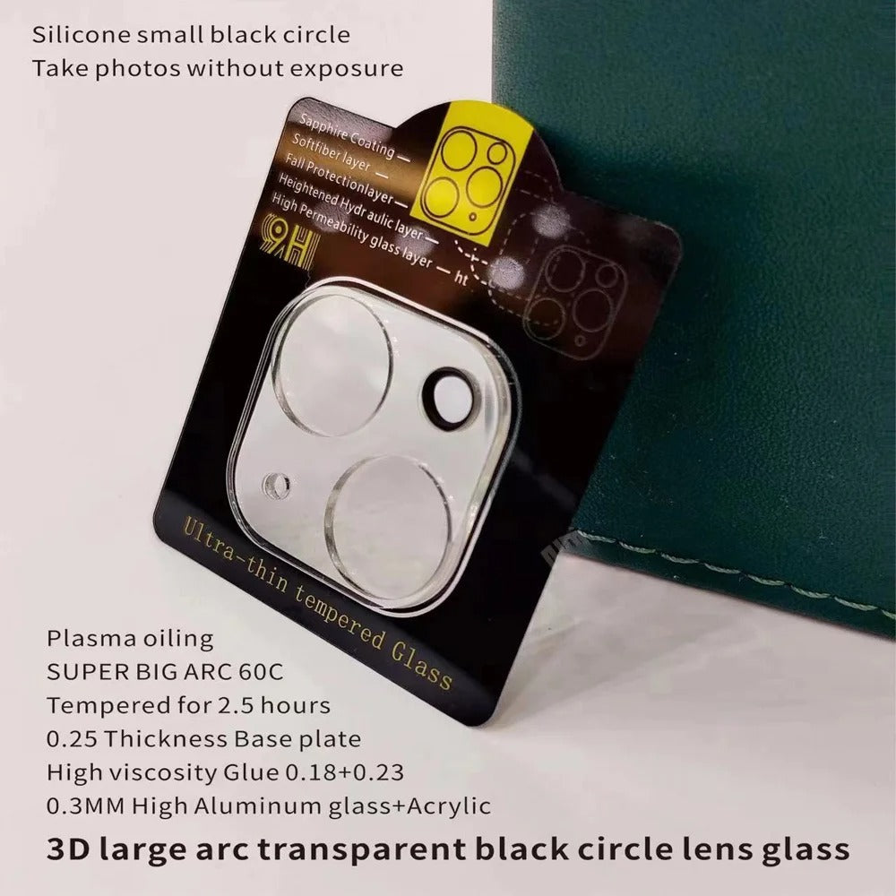 High-Quality iPhone Camera Lens Protector Glass, Clear Tempered Glass Coverage with Scratch Resistance, Shatter Protection & Precision Fit