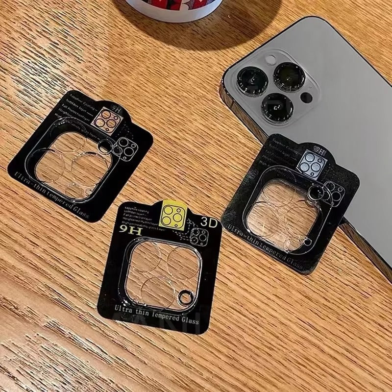 High-Quality iPhone Camera Lens Protector Glass, Clear Tempered Glass Coverage with Scratch Resistance, Shatter Protection & Precision Fit