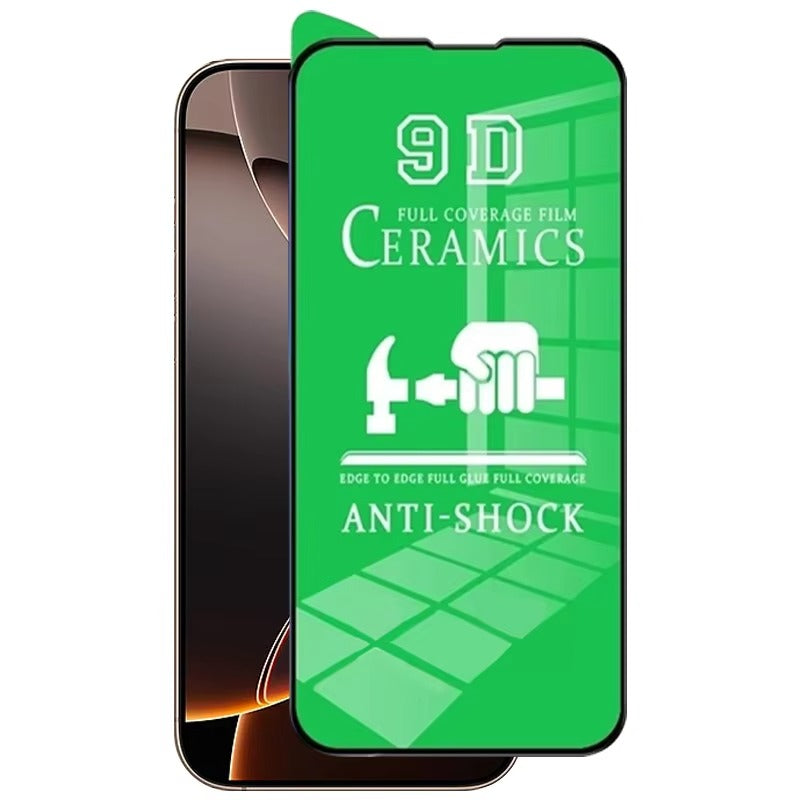 High-Quality iPhone Ceramic Screen Protector – Clear Protective Film with Smooth Touch Clarity, Anti-Fingerprint Surface, Scratch Resistance & Shatter Control