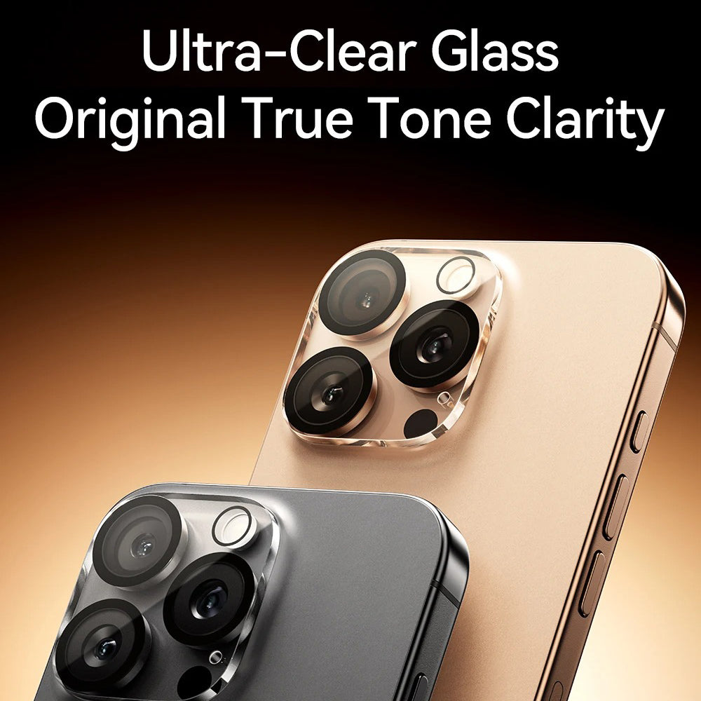 High-Quality iPhone HD Camera Lens Protector, Tempered Glass with Full Coverage, Scratch Resistance, High Light Transmission & Shatter Protection