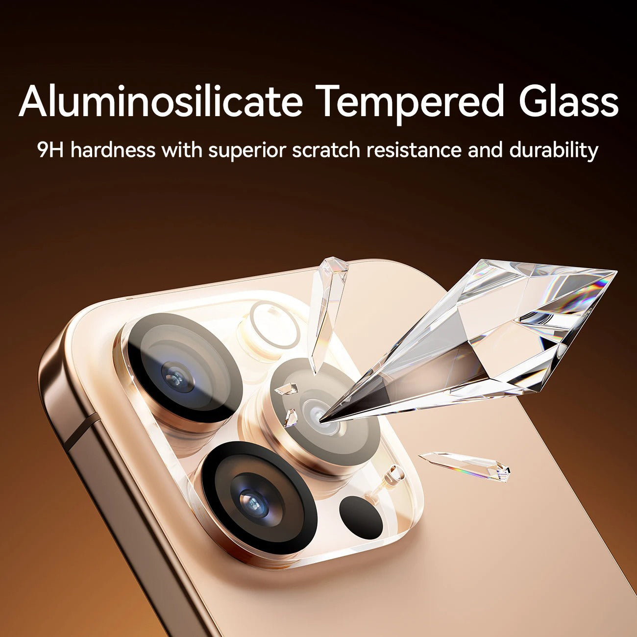 High-Quality iPhone HD Camera Lens Protector, Tempered Glass with Full Coverage, Scratch Resistance, High Light Transmission & Shatter Protection