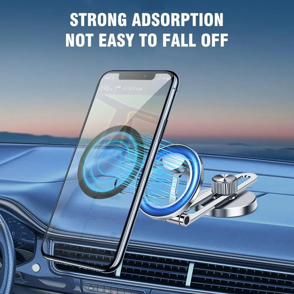 High-Quality iPhone MagSafe Magnetic Metal Ring Adapter, Universal Sticker Plate for Wireless Charging & Car Mount Compatibility