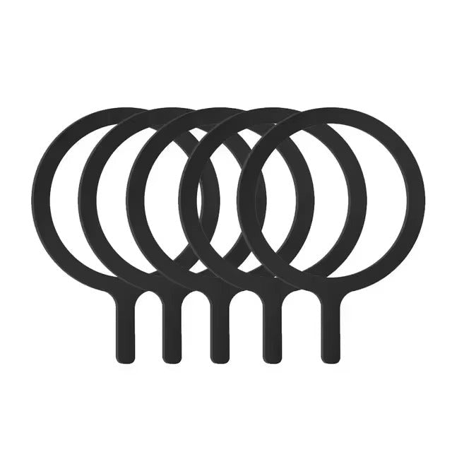 High-Quality iPhone MagSafe Magnetic Ring Adapter, Universal Metal Sticker Plate for Wireless Charging & Magnetic Mount Compatibility