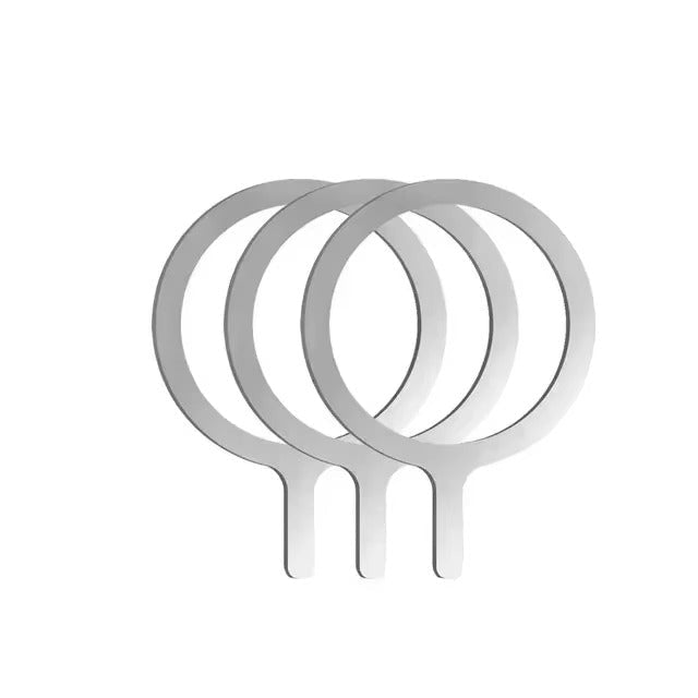 High-Quality iPhone MagSafe Magnetic Ring Adapter, Universal Metal Sticker Plate for Wireless Charging & Magnetic Mount Compatibility