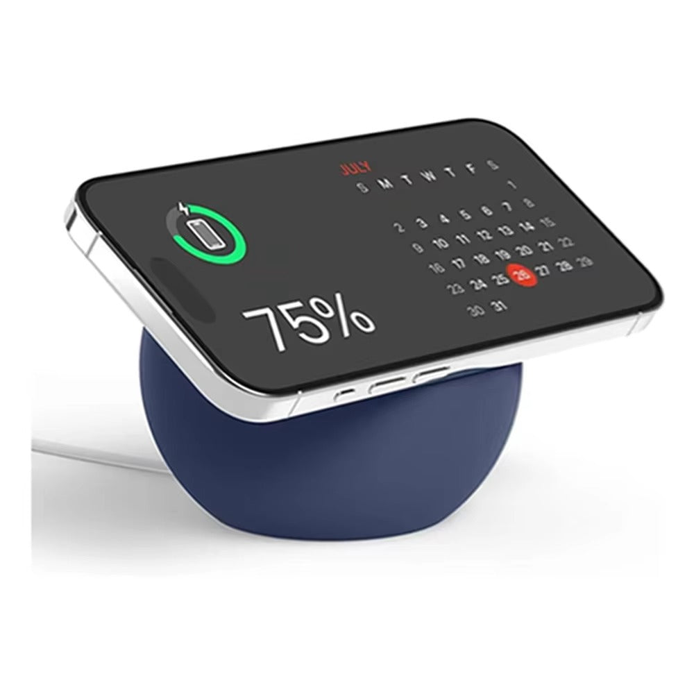 High-Quality iPhone MagSafe Silicone Desk Stand, Magnetic Desktop Base for Wireless Charging with Stable Non-Slip Holder Design