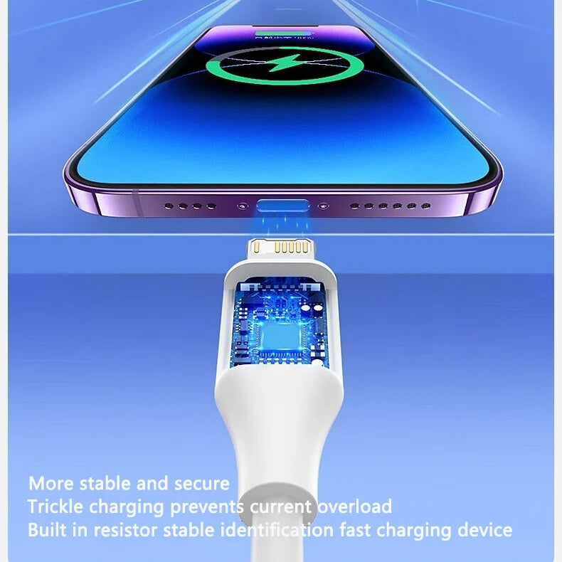High-Quality iPhone USB-C Fast Charging Cable, 35W PD Power Data Cable with Durable TPE/TPU Build for Reliable Everyday Charging