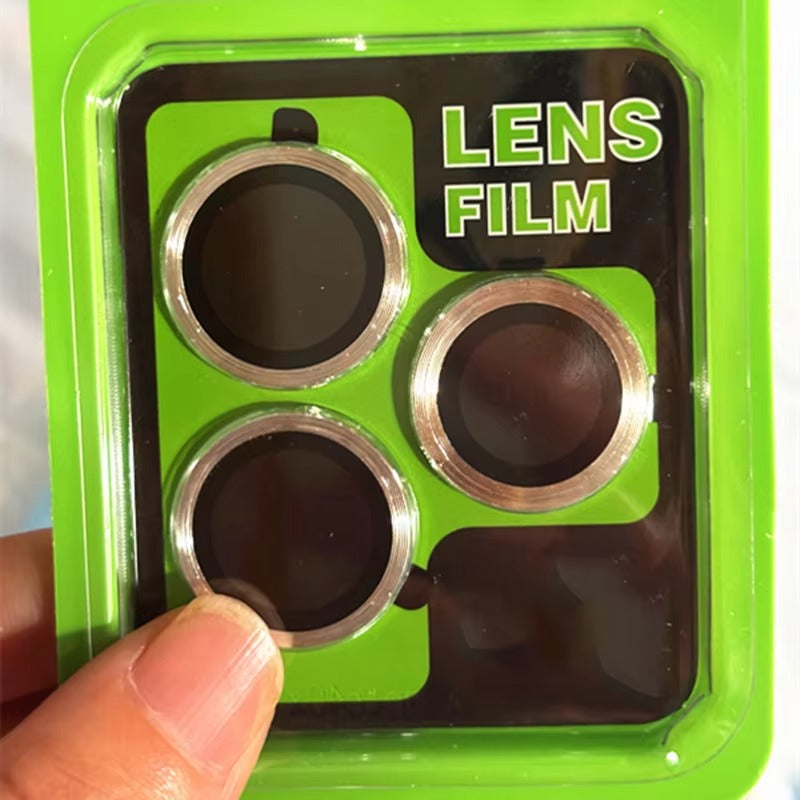 Impact-Ready iPhone Metal Ring Camera Lens Protector, Alloy Steel Tempered Glass with Full Coverage, Scratch Resistance & Shatter Protection