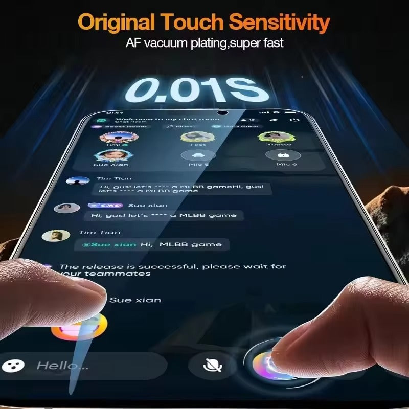 Impact-Ready iPhone Privacy Screen Protector – Full Cover Anti-Spy Tempered Glass with Fingerprint Resistance, Scratch Protection & Shatter-Resistant Display Shield