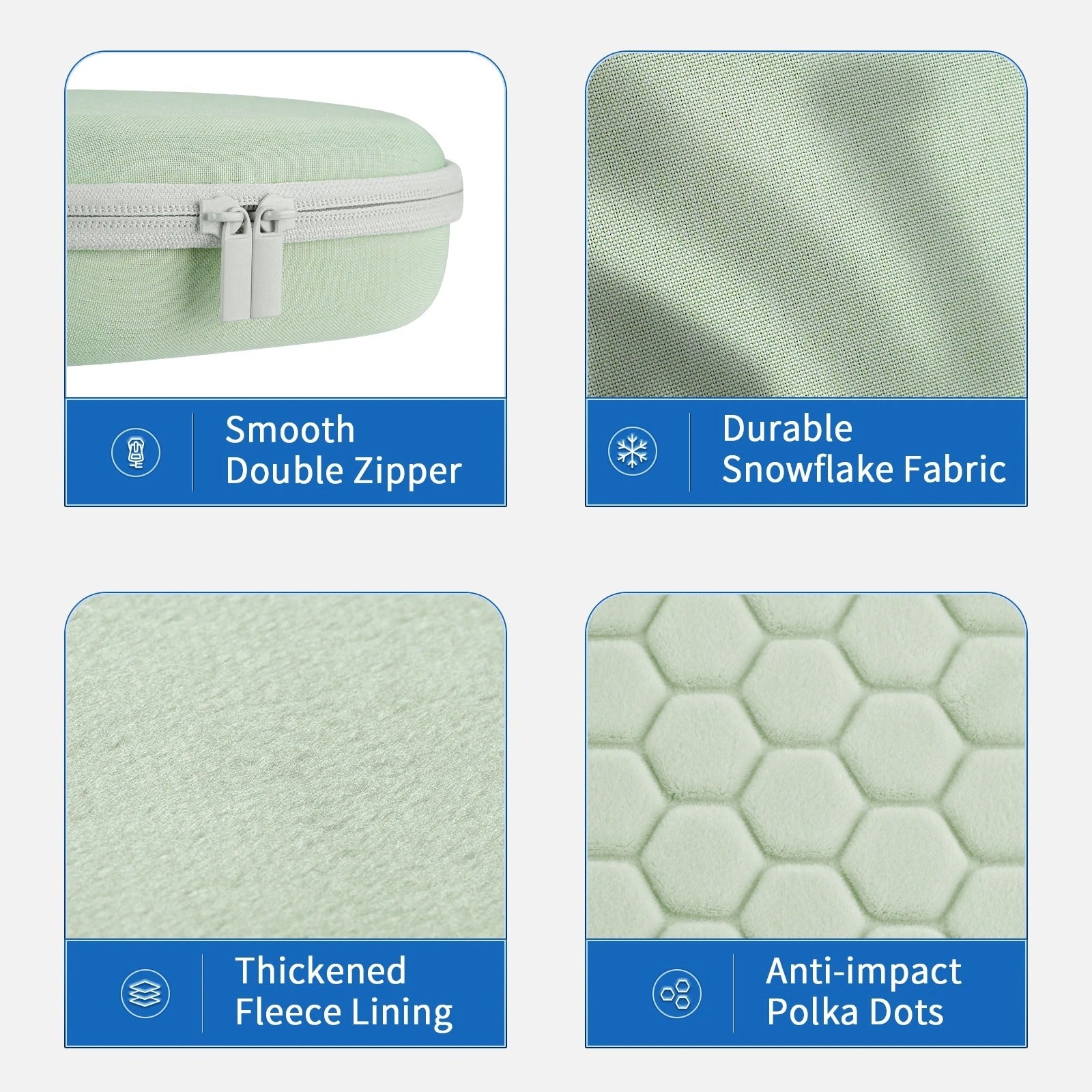 Luxury AirPods Max Premium Protective Travel Case with Smart Sleep Mode, EVA Hard Shell Carrying Bag for Safe Storage