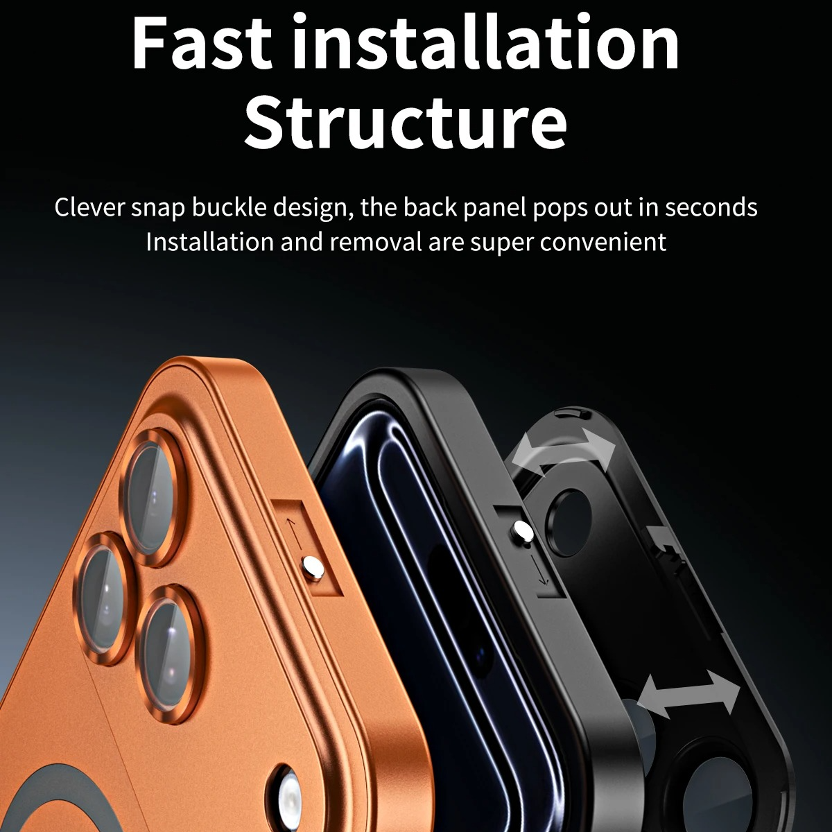 Luxury Aluminum Alloy Magnetic iPhone Case — Magsafe Wireless Charging, Full Coverage Shockproof Cover with Glass Lens, Matte Anti-Glare Finish