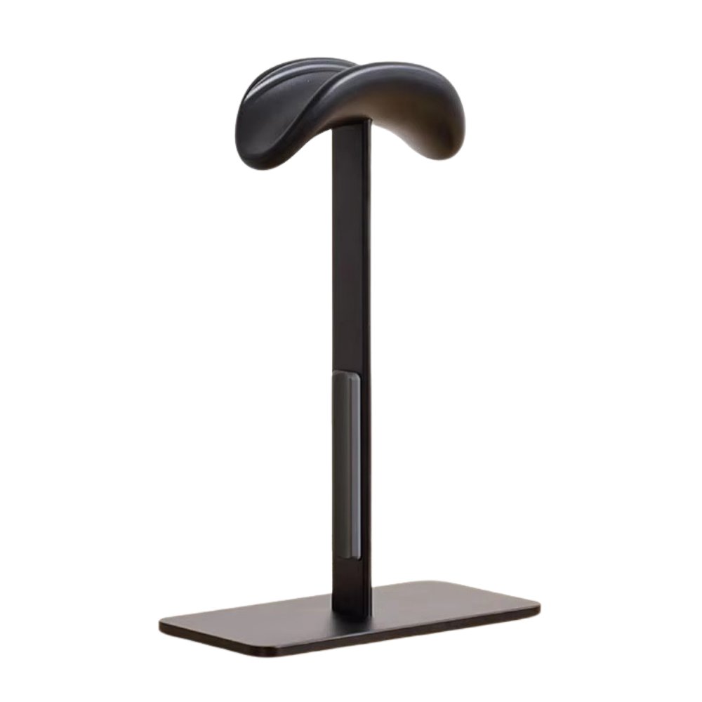 Luxury Aluminum Headphone Stand, Detachable Headset Holder with Anti-Slip Silicone Base for Desk Display