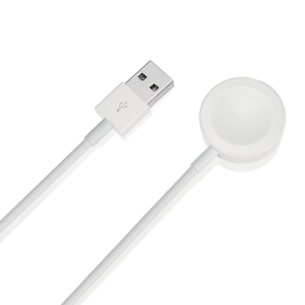 Luxury Apple Watch Fast Charger Stand – Desktop Silicone Charging Dock for 40–46mm Watches