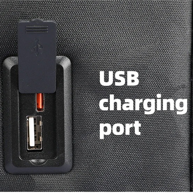 Luxury Business Laptop Backpack 17.3 Inch, Spacious Travel & Commuter Backpack with Dedicated Laptop Compartment, PU Leather Professional Work Bag