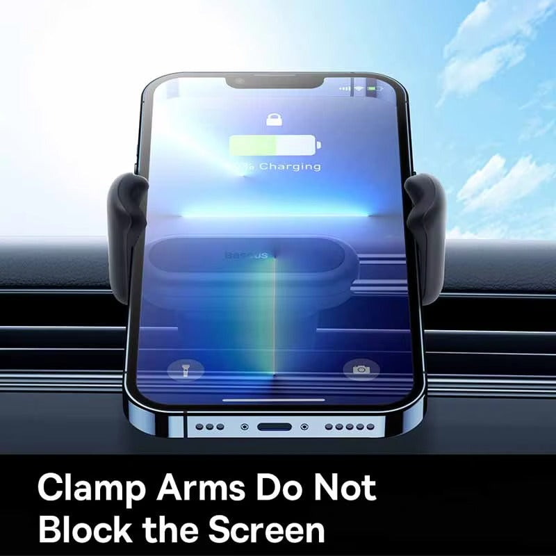 Luxury Car Phone Holder with Air Vent Mount, Stable Hands-Free Design, Secure Universal Mobile Phone Stand for Vehicles