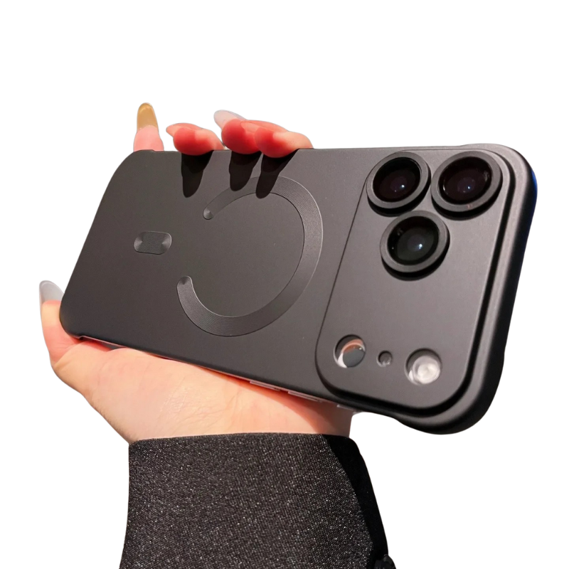 Luxury iPhone Case — Frameless Plating MagSafe Half-Wrapped Ultra-Thin PC Cover with Lens Film, Shockproof, Anti-Fingerprint, Anti-Scratch, Non-Slip Design