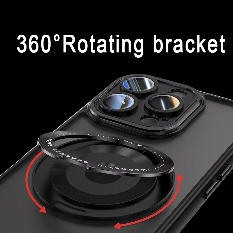 Premium Clear MagSafe iPhone Case — Neon Bumper Shockproof Armor, Wireless Charging Compatible, Anti-Scratch Transparent Protective Cover