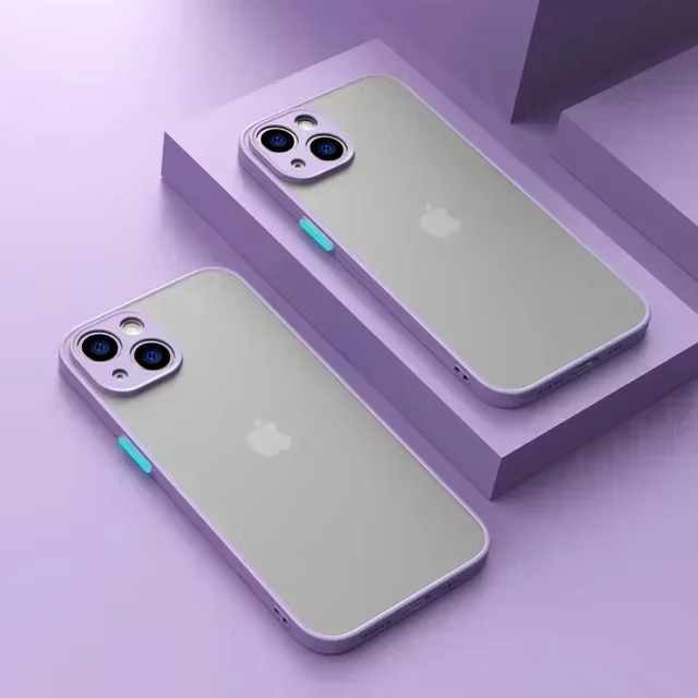 Luxury iPhone Case — Matte Silicone Shockproof, Anti-Fingerprint, Anti-Scratch, Non-Slip, Water-Resistant Full Protection Cover