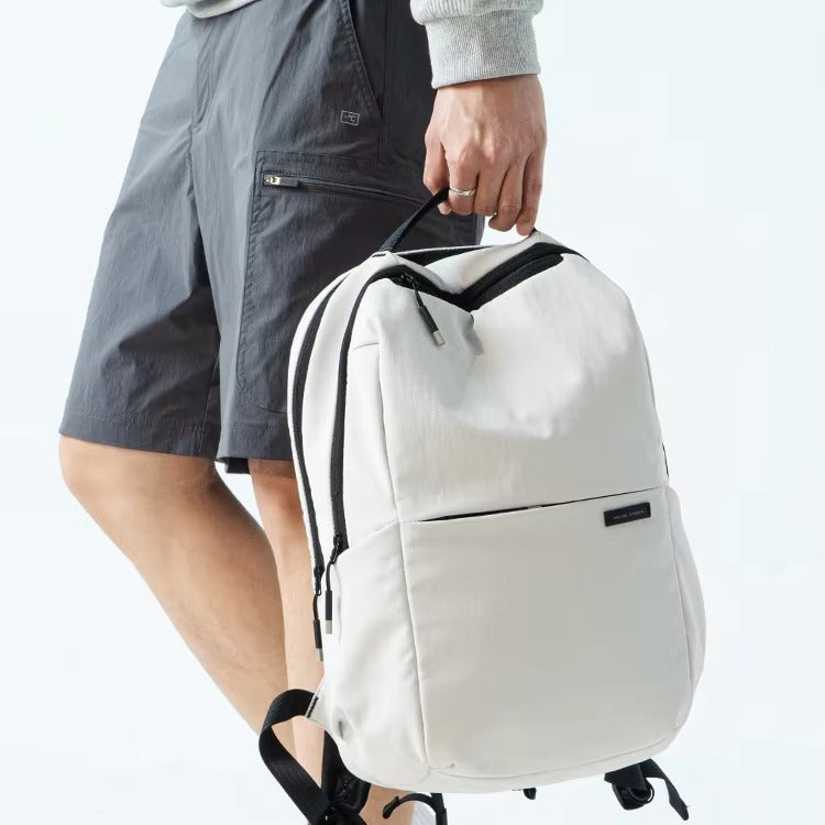 Luxury Men's Casual Commuter Backpack, Lightweight Nylon Travel Daypack with Laptop Compartment