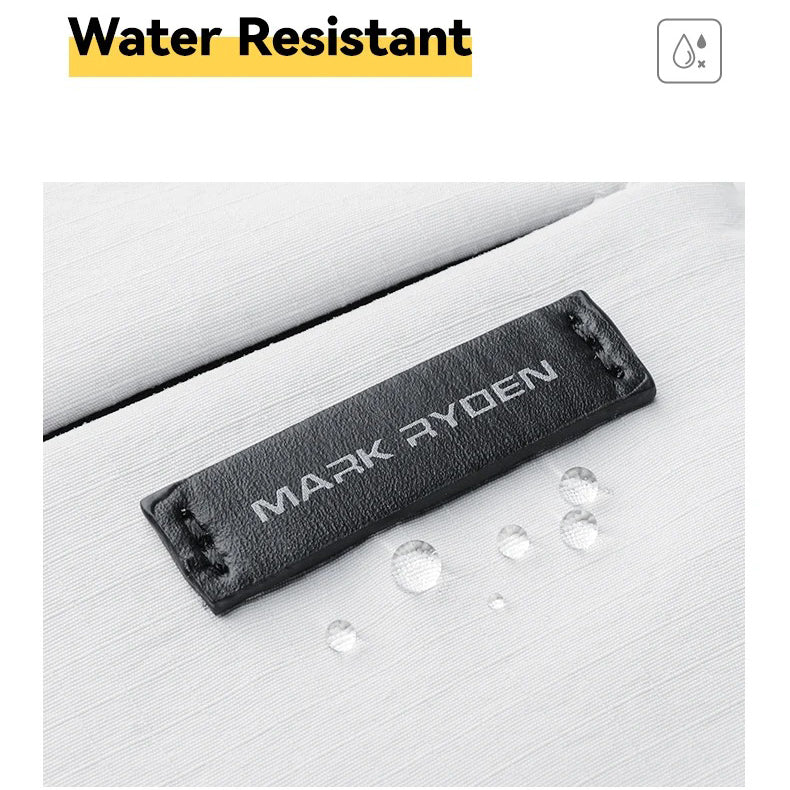 Luxury Men's Casual Commuter Backpack, Lightweight Nylon Travel Daypack with Laptop Compartment