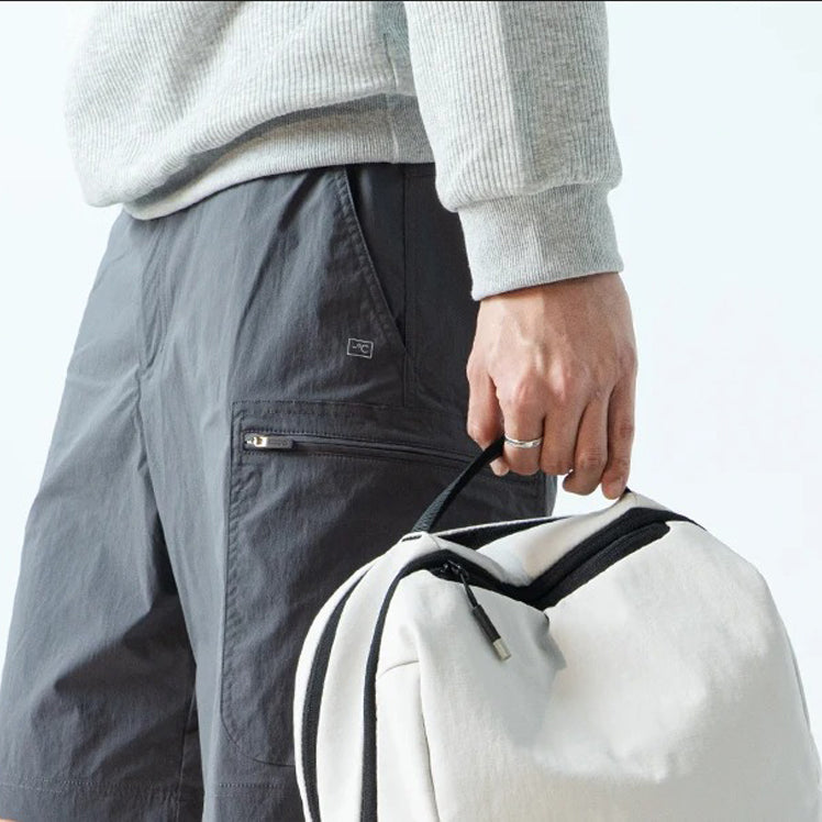 Luxury Men's Casual Commuter Backpack, Lightweight Nylon Travel Daypack with Laptop Compartment