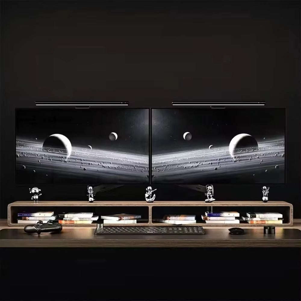 Luxury Monitor Screen Light Bar with Wireless Remote Control, Eye Protection LED Desk Lamp, Hanging Display Light for PC & Office Use
