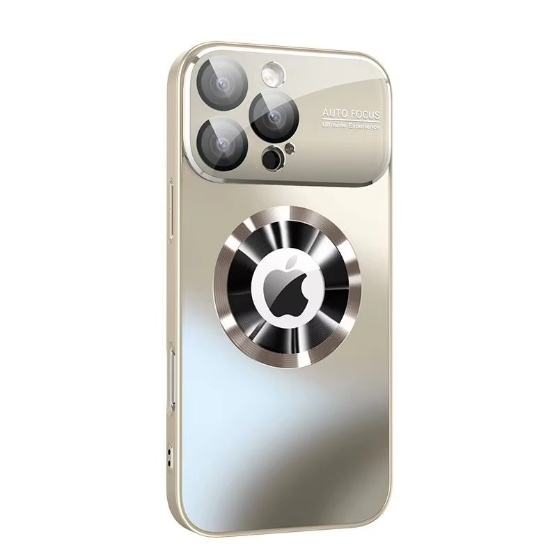 Luxury Titanium Metallic Matte iPhone Case — Magnetic Magsafe Compatible, Lens Protection, Anti-Fingerprint, Anti-Scratch, Dustproof, Lightweight Cover