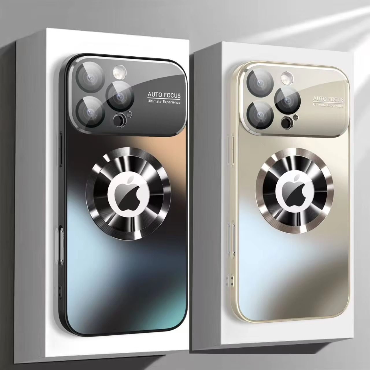 Luxury Titanium Metallic Matte iPhone Case — Magnetic Magsafe Compatible, Lens Protection, Anti-Fingerprint, Anti-Scratch, Dustproof, Lightweight Cover