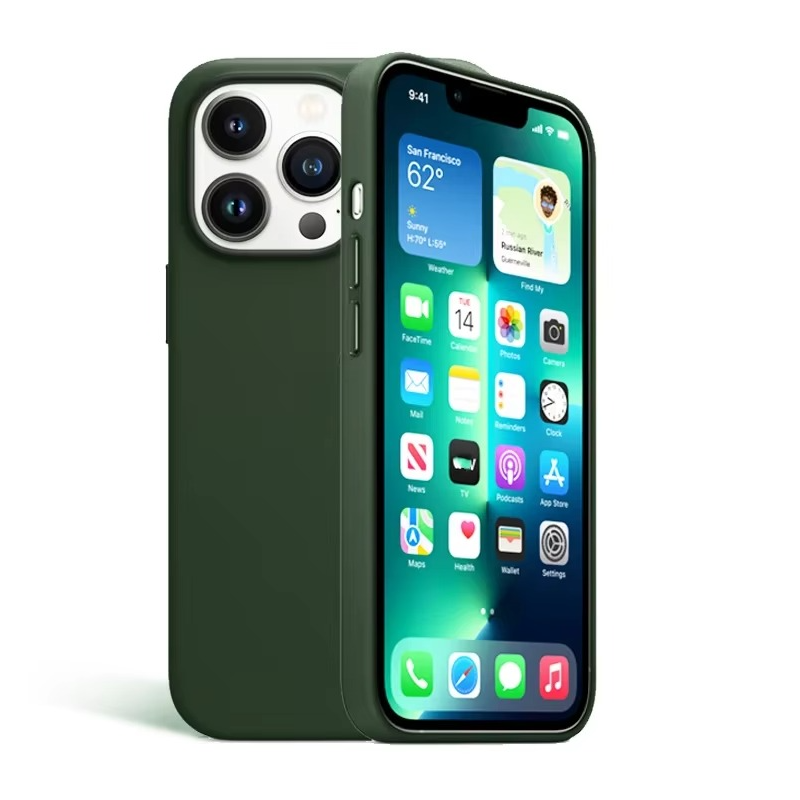 Luxury iPhone Case — Official MagSafe Leather Cover with Strong Magnetic Support, Half-Wrapped Shockproof Design for Apple iPhone 17 Pro Max and Plus