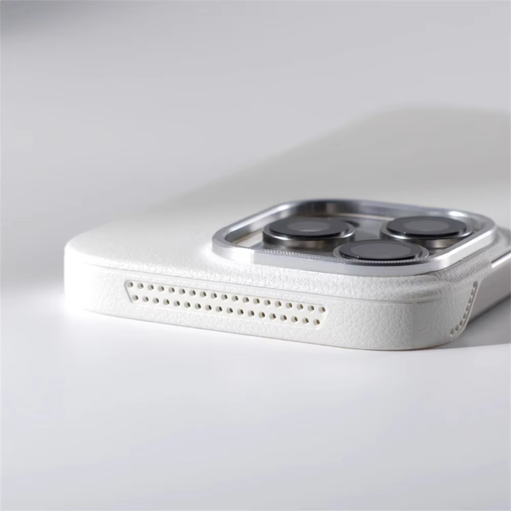 Luxury iPhone Case Frameless Leather Texture Matte Cover — Slim Business Style Design, Shockproof Full Coverage Shell, Anti-Fingerprint Scratch-Resistant Finish