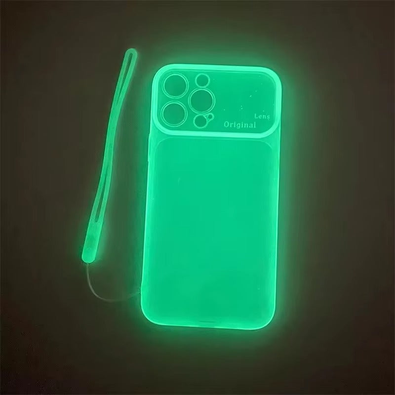 Luxury iPhone Case MagSafe Compatible Luminous Clear Silicone Cover — Night Light Glow Design, Ultra-Thin Shockproof Protection, Camera Lens & Screen Safe