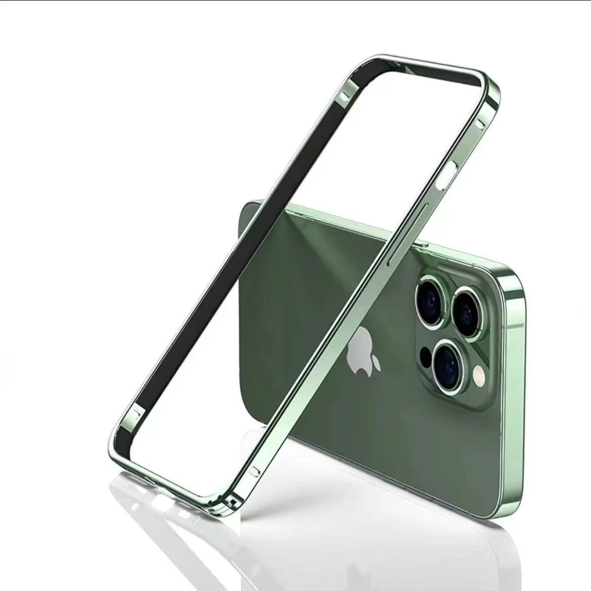Luxury iPhone Case Ultra-Thin Aluminum Alloy Frame — Lightweight Bumper Protective Cover, Shockproof Hard Metal Shell
