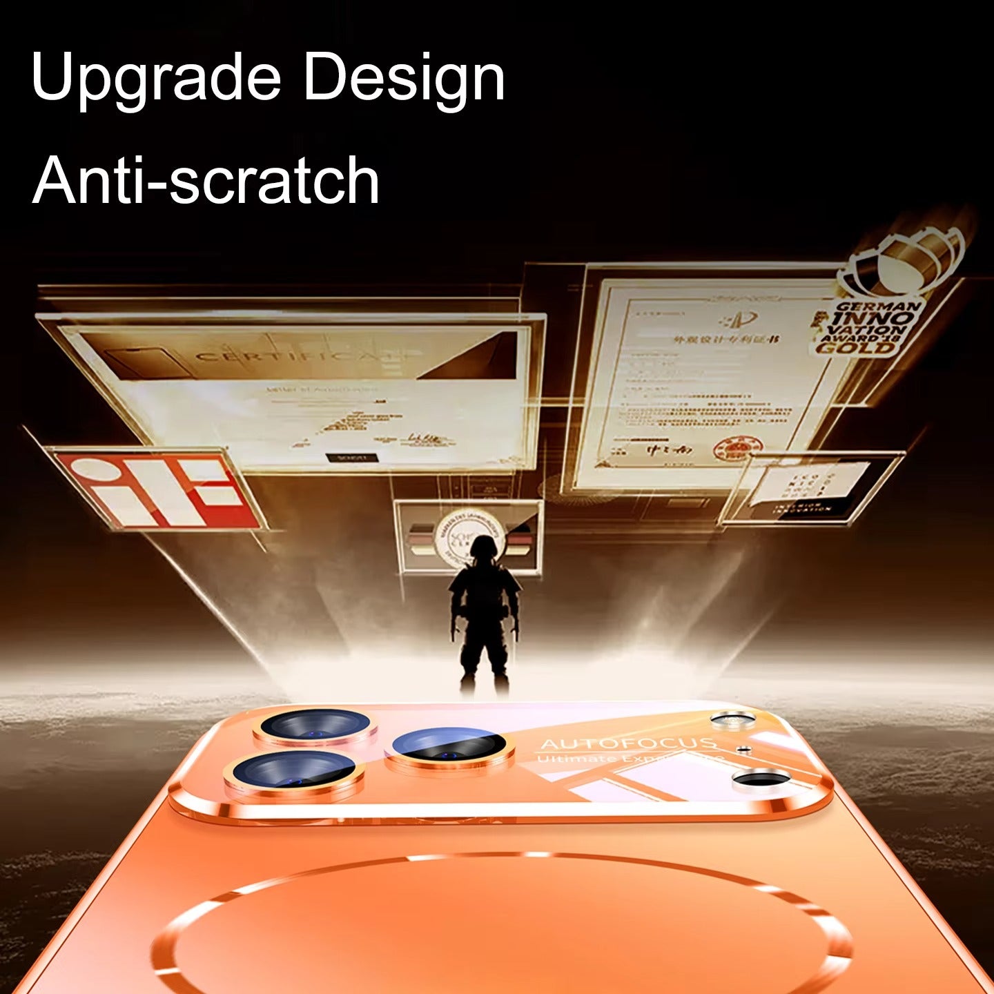 Luxury iPhone Case — AG Nano Matte Hard Back Magnetic Cover with Anti-Fingerprint Acrylic Design & MagSafe Wireless-Charging Support