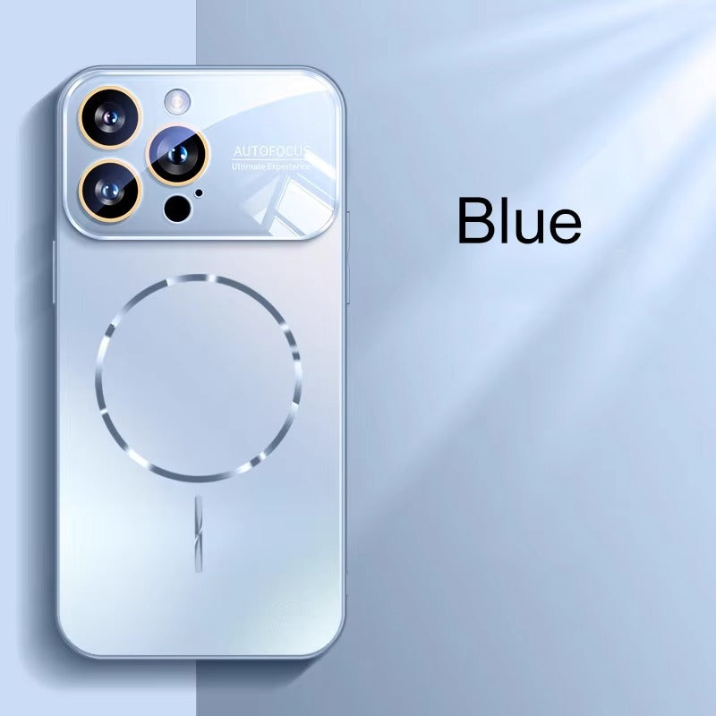 Luxury iPhone Case — AG Nano Matte Hard Back Magnetic Cover with Anti-Fingerprint Acrylic Design & MagSafe Wireless-Charging Support