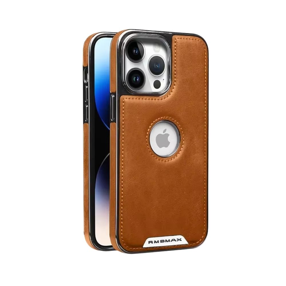 Luxury iPhone Case — Anti-Drop Magnetic MagSafe Business Leather Protective Cover with Premium Finish & Secure Grip Design