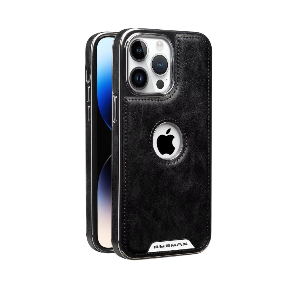 Luxury iPhone Case — Anti-Drop Magnetic MagSafe Business Leather Protective Cover with Premium Finish & Secure Grip Design
