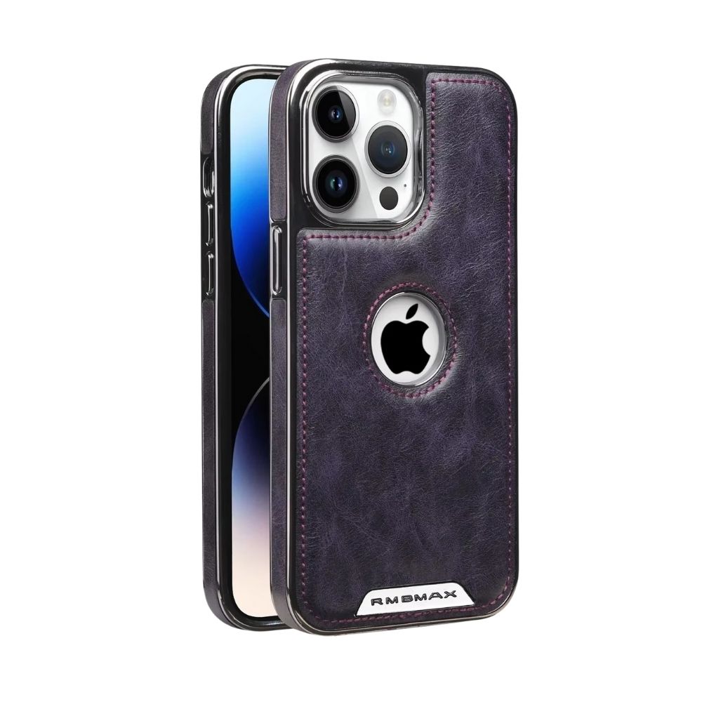 Luxury iPhone Case — Anti-Drop Magnetic MagSafe Business Leather Protective Cover with Premium Finish & Secure Grip Design