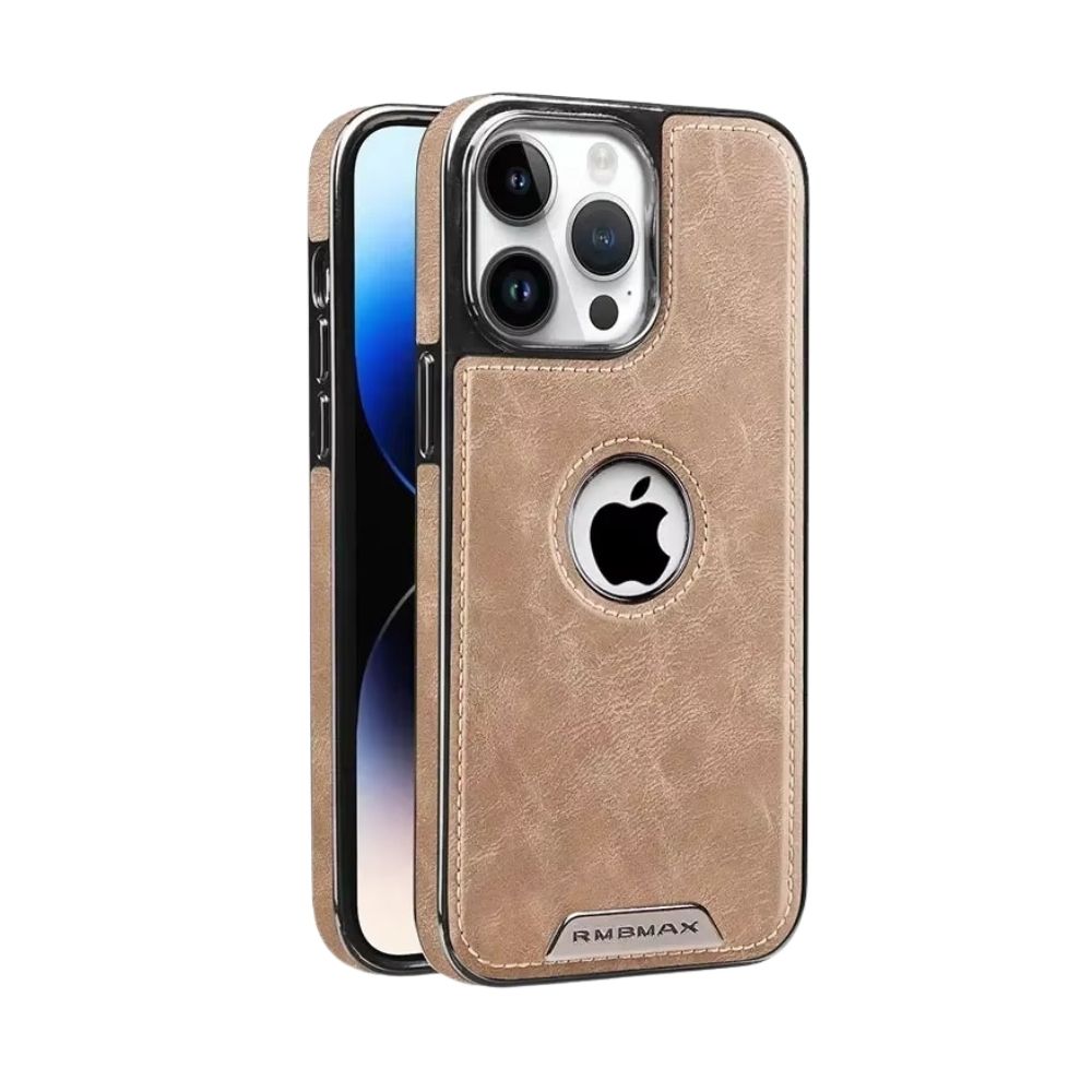 Luxury iPhone Case — Anti-Drop Magnetic MagSafe Business Leather Protective Cover with Premium Finish & Secure Grip Design