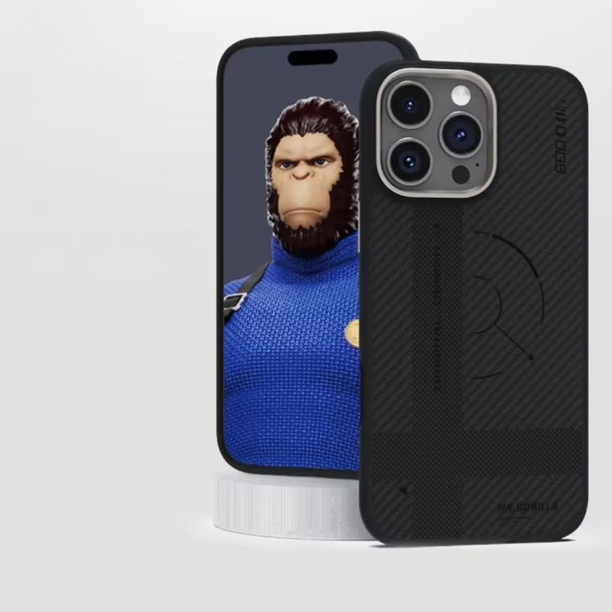 Luxury iPhone Case — Blueo 600D Kevlar Magnetic Armor Cover with Anti-Fingerprint Non-Slip Design and Full-Protection Shockproof Build