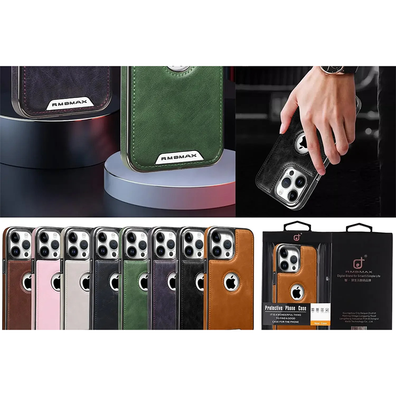 Luxury iPhone Case — Business Leather Magnetic Full-Coverage Shockproof PU Leather Cover, Non-Slip Protection