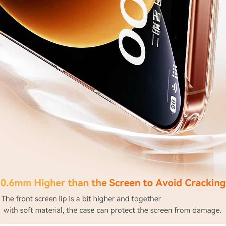 Luxury iPhone Case — Clear MagSafe Magnetic Cover with Ultra-Thin Anti-Yellowing PC Design, Strong N54 Magnets and Shockproof Grip Protection