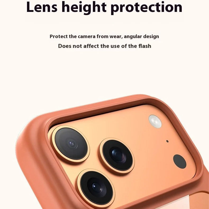 Luxury iPhone Case — Creative AI Intelligent Camera Button Clear Armor Magnetic Protective Cover for Full Protection