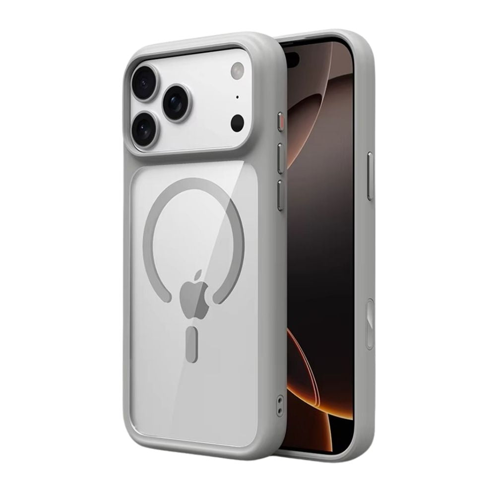 Luxury iPhone Case — Creative AI Intelligent Camera Button Clear Armor Magnetic Protective Cover for Full Protection