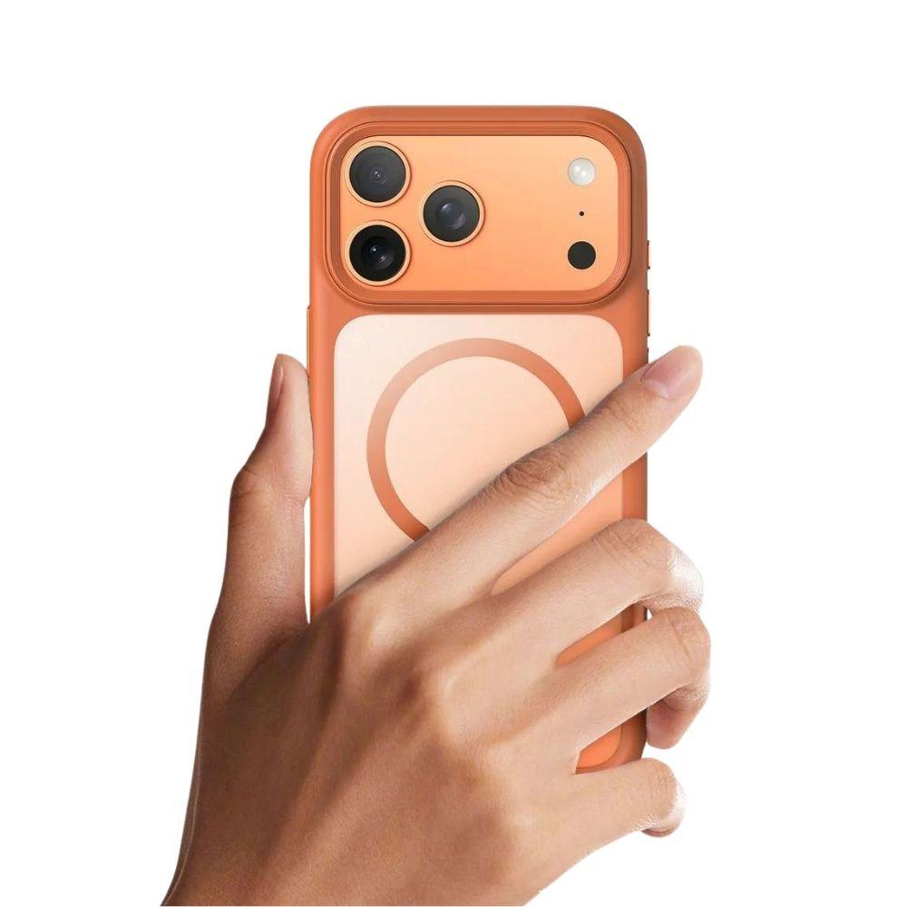Luxury iPhone Case — Creative AI Intelligent Camera Button Clear Armor Magnetic Protective Cover for Full Protection