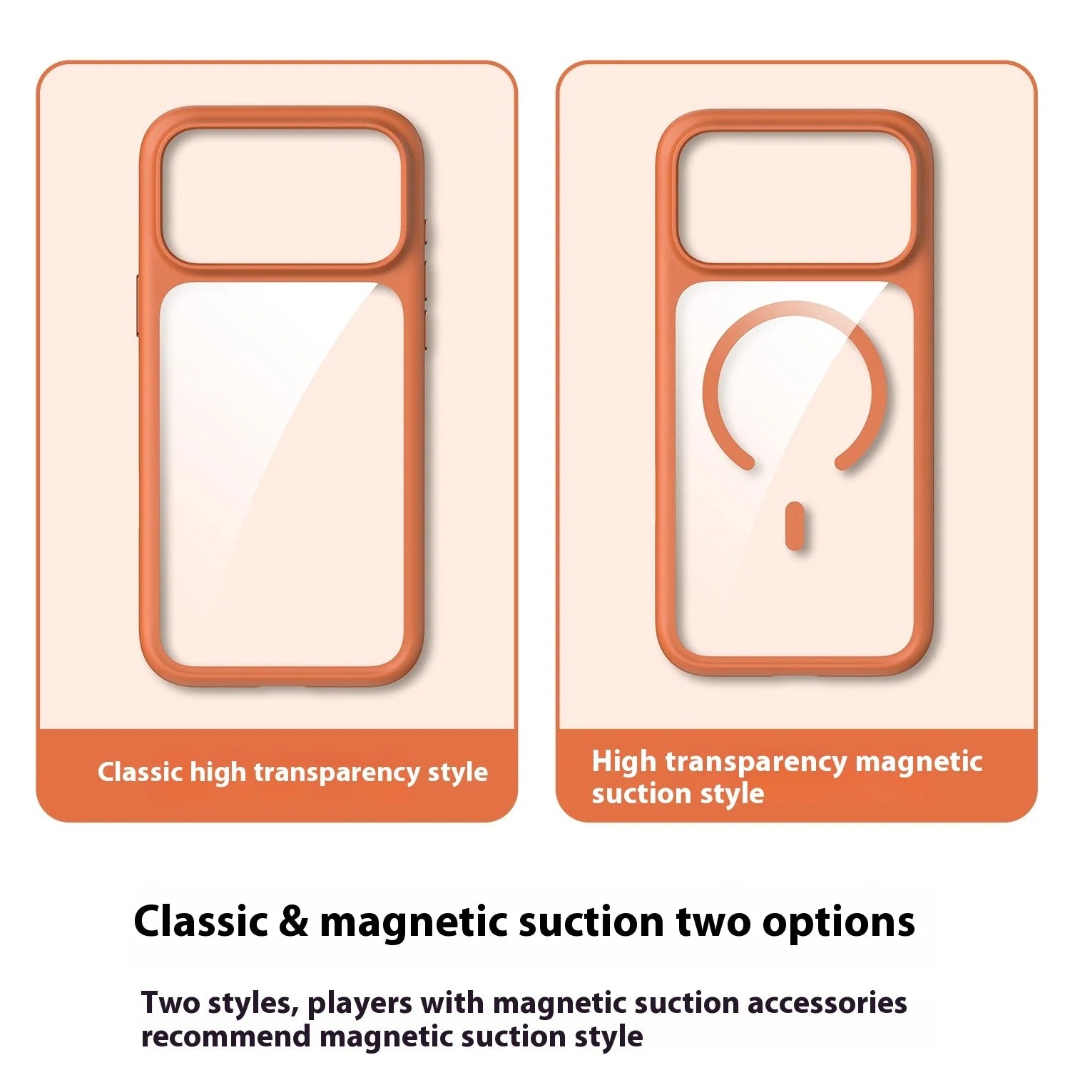 Luxury iPhone Case — Creative AI Intelligent Camera Button Clear Armor Magnetic Protective Cover for Full Protection