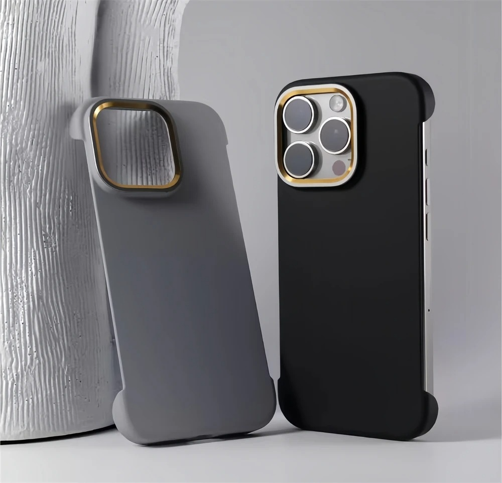 Luxury iPhone Case — Frameless Alloy-Lens MagSafe Cover with Heat-Dissipation Design, Slim Wireless-Charging PC Build & Lightweight Non-Slip Protection