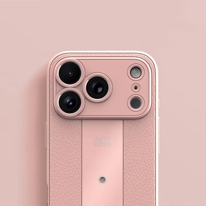 Luxury iPhone Case — Frosted PU Leather Full-Coverage Soft Silicone Protective Cover with MagSafe Support, Shockproof Anti-Scratch Non-Slip Design